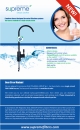 FX01-BKM - modern faucet designed for water filtration systems
